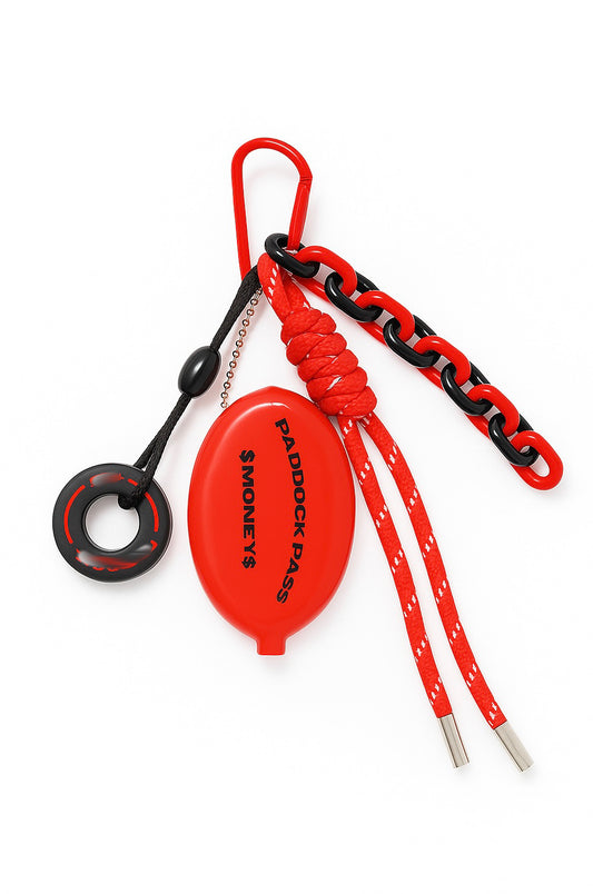 NEED Paddock Pass $Money$ - bag charm RED