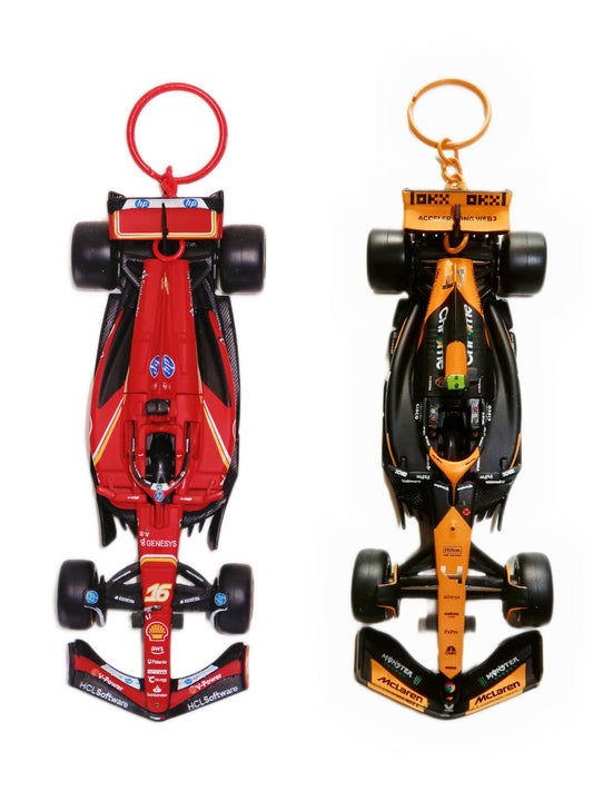 F1 Car 1:43 Model/Bag Charm | Formula One Car Model - Luxury Car Keychain / Collectible