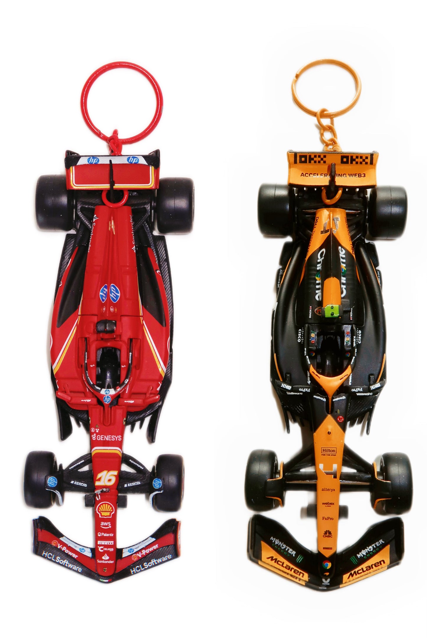 F1 Car 1:43 Model/Bag Charm | Formula One Car Model - Luxury Car Keychain / Collectible